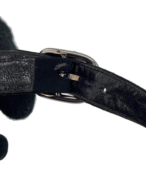 HERMES（エルメス）HERMES (エルメス) ヒールサンダル トルサード ブラック サイズ:37の古着・服飾アイテム