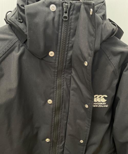 Canterbury（カンタベリー）Canterbury (カンタベリー) ミドルダウンコート ブラック サイズ:Mの古着・服飾アイテム