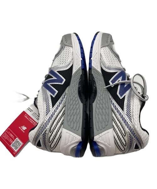 NEW BALANCE（ニューバランス）NEW BALANCE (ニューバランス) スニーカー ホワイト×グレー サイズ:26 未使用品の古着・服飾アイテム