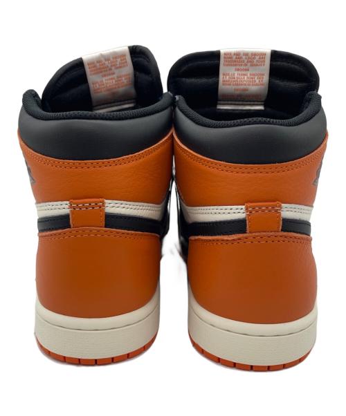 NIKE（ナイキ）NIKE (ナイキ) スニーカー ホワイト×ブラック×オレンジ サイズ:26 未使用品の古着・服飾アイテム