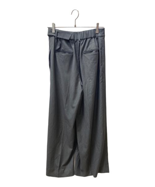 PLST（プラステ）PLST (プラステ) シャンブレーラップパンツ グレー サイズ:Lの古着・服飾アイテム