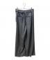 PLST (プラステ) シャンブレーラップパンツ グレー サイズ:L：5000円