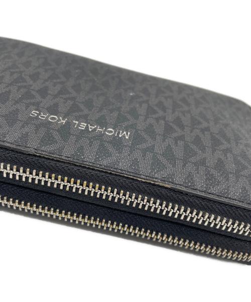 MICHAEL KORS（マイケル・コース）MICHAEL KORS (マイケル・コース) ダブルジップ ブラック×グレーの古着・服飾アイテム