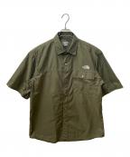 THE NORTH FACEザ ノース フェイス）の古着「半袖シャツ」｜オリーブ