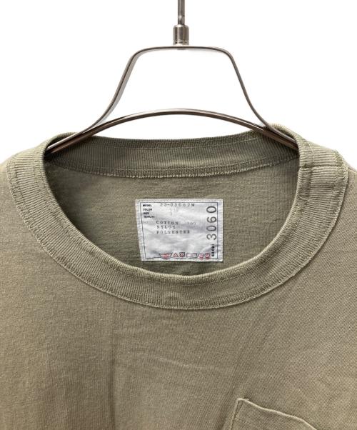 sacai（サカイ）sacai (サカイ) Nylon Twill Cotton Jersey Long Sleeve T-shirt カーキ サイズ:3の古着・服飾アイテム