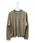 sacai（サカイ）の古着「Nylon Twill Cotton Jersey Long Sleeve T-shirt」｜カーキ