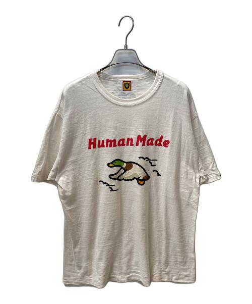 HUMAN MADE（ヒューマンメイド）HUMAN MADE (ヒューマンメイド) 半袖Tシャツ ホワイト サイズ:2XLの古着・服飾アイテム