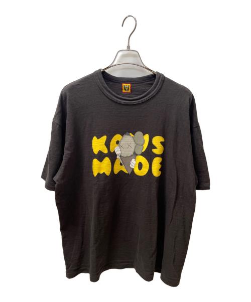 HUMAN MADE（ヒューマンメイド）HUMAN MADE (ヒューマンメイド) KAWS (カウズ) 半袖Tシャツ ブラック サイズ:2XLの古着・服飾アイテム