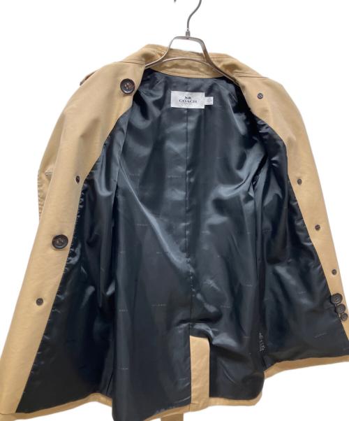 COACH（コーチ）COACH (コーチ) ショートトレンチコート ベージュ サイズ:XSの古着・服飾アイテム