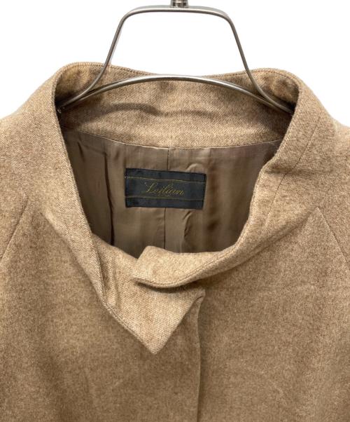 Leilian（レリアン）Leilian (レリアン) カシミヤコート ベージュ サイズ:13＋の古着・服飾アイテム