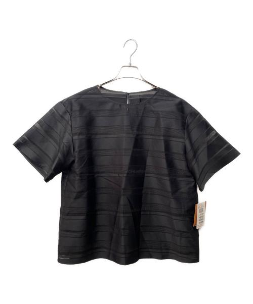 Leilian（レリアン）LEILIAN (レリアン) 半袖ブラウス ブラック サイズ:13 未使用品の古着・服飾アイテム