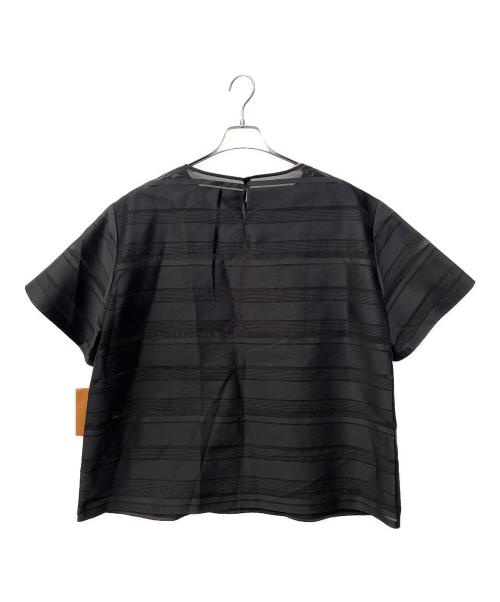 Leilian（レリアン）LEILIAN (レリアン) 半袖ブラウス ブラック サイズ:13 未使用品の古着・服飾アイテム