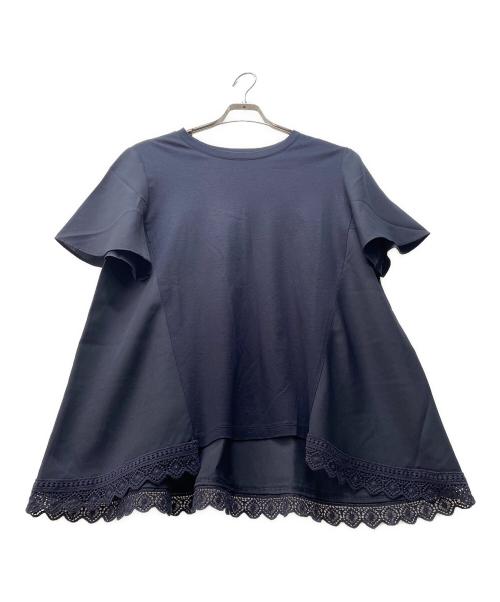 Leilian（レリアン）LEILIAN (レリアン) ブラウス ネイビー サイズ:13の古着・服飾アイテム