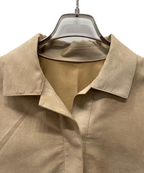 Leilian（レリアン）LEILIAN (レリアン) 長袖ブラウス ベージュ サイズ:13の古着・服飾アイテム