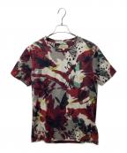 BURBERRYバーバリー）の古着「Tシャツ」｜レッド×グレー