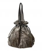 CHANELシャネル）の古着「巾着トートバッグ」｜シルバー