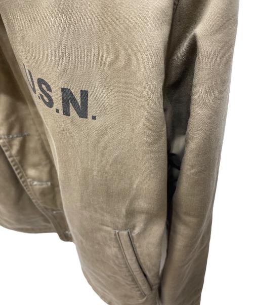 AVIREX（アヴィレックス）AVIREX (アヴィレックス) デッキジャケット ベージュ サイズ:XLの古着・服飾アイテム