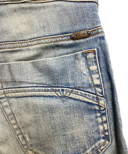 DIESEL（ディーゼル）DIESEL (ディーゼル) ダメージ加工デニムパンツ ブルー サイズ:W30の古着・服飾アイテム