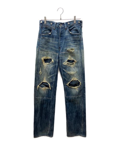 LEVIS（リーバイス）LEVIS (リーバイス) 501xxデニムパンツ レインフォードカスタム 復刻 インディゴ サイズ:81㎝（W32）の古着・服飾アイテム