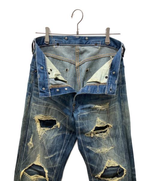 LEVIS（リーバイス）LEVIS (リーバイス) 501xxデニムパンツ レインフォードカスタム 復刻 インディゴ サイズ:81㎝（W32）の古着・服飾アイテム
