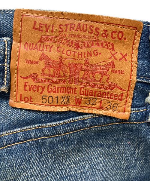 LEVIS（リーバイス）LEVIS (リーバイス) 501xxデニムパンツ レインフォードカスタム 復刻 インディゴ サイズ:81㎝（W32）の古着・服飾アイテム