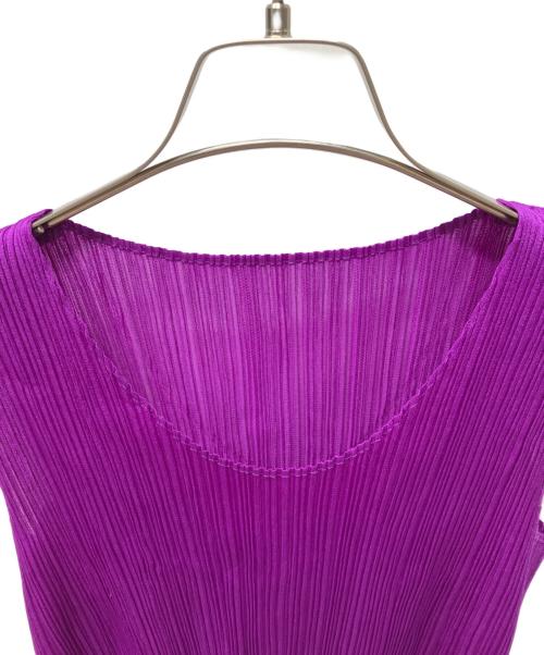PLEATS PLEASE（プリーツプリーズ）PLEATS PLEASE (プリーツプリーズ) ノースリーブブラウス パープル サイズ:3の古着・服飾アイテム