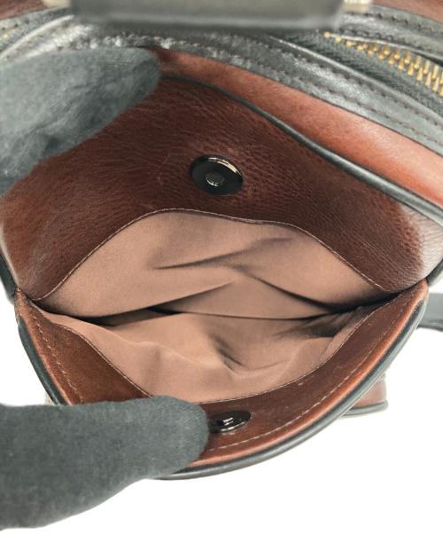 cocomeister（ココマイスター）cocomeister (ココマイスター) レザーボディーバッグ ブラウンの古着・服飾アイテム
