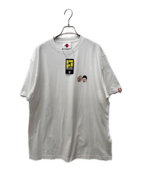 PUNK DRUNKERS（パンクドランカーズ）PUNK DRUNKERS (パンクドランカーズ) 鬼越トマホーク 刺繍シャツ ホワイト サイズ:XXL 未使用品の古着・服飾アイテム