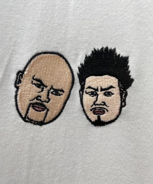 PUNK DRUNKERS（パンクドランカーズ）PUNK DRUNKERS (パンクドランカーズ) 鬼越トマホーク 刺繍シャツ ホワイト サイズ:XXL 未使用品の古着・服飾アイテム