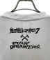 中古・古着 PUNK DRUNKERS (パンクドランカーズ) 鬼越トマホーク 刺繍シャツ ホワイト サイズ:XXL 未使用品：5000円