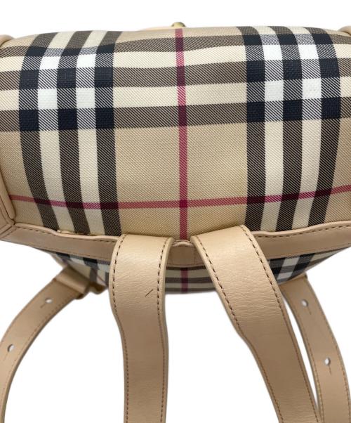 BURBERRY（バーバリー）BURBERRY (バーバリー) リュック ベージュの古着・服飾アイテム
