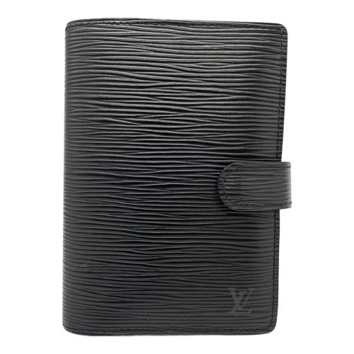 LOUIS VUITTON（ルイ ヴィトン）LOUIS VUITTON (ルイ ヴィトン) 手帳カバー ブラックの古着・服飾アイテム