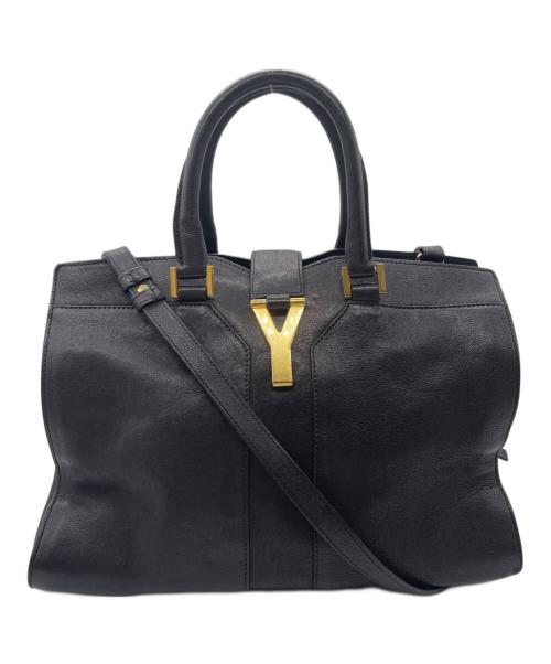 Yves Saint Laurent（イヴサンローラン）Yves Saint Laurent (イヴサンローラン) ショルダーバッグ ブラックの古着・服飾アイテム