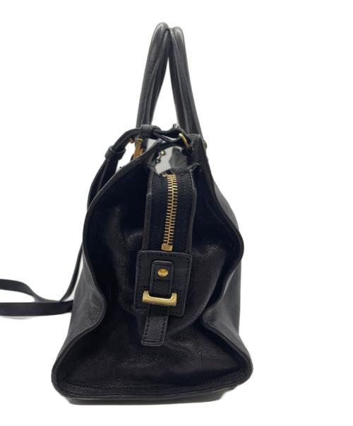 Yves Saint Laurent（イヴサンローラン）Yves Saint Laurent (イヴサンローラン) ショルダーバッグ ブラックの古着・服飾アイテム