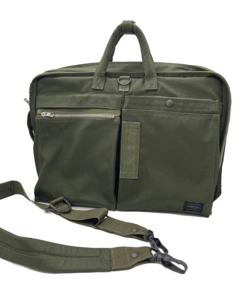 PORTER（ポーター）PORTER (ポーター) ブリーフケース グリーンの古着・服飾アイテム
