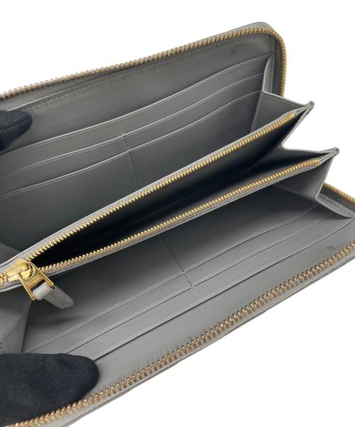 BOTTEGA VENETA（ボッテガベネタ）BOTTEGA VENETA (ボッテガベネタ) ラウンドファスナー長財布 グレーの古着・服飾アイテム