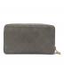 BOTTEGA VENETA (ボッテガベネタ) ラウンドファスナー長財布 グレー：25000円
