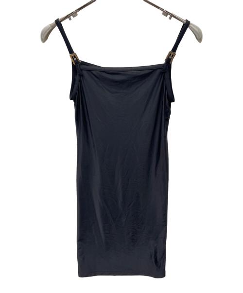 FENDI（フェンディ）FENDI (フェンディ) ノースリーブ・キャミソールワンピース ブラック サイズ:42の古着・服飾アイテム