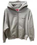 SUPREMEシュプリーム）の古着「Crest Zip Up Hooded Sweatshirt」｜グレー