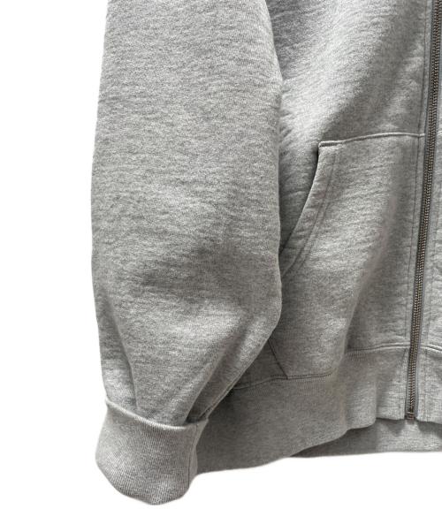 SUPREME（シュプリーム）SUPREME (シュプリーム) Crest Zip Up Hooded Sweatshirt グレー サイズ:Mの古着・服飾アイテム