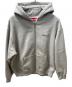SUPREME（シュプリーム）の古着「Crest Zip Up Hooded Sweatshirt」｜グレー