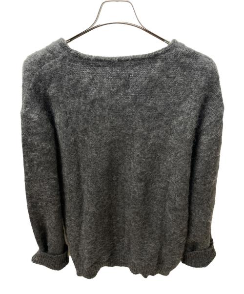 Needles（ニードルズ）Needles (ニードルズ) モヘヤニットカーディガン グレー サイズ:Lの古着・服飾アイテム