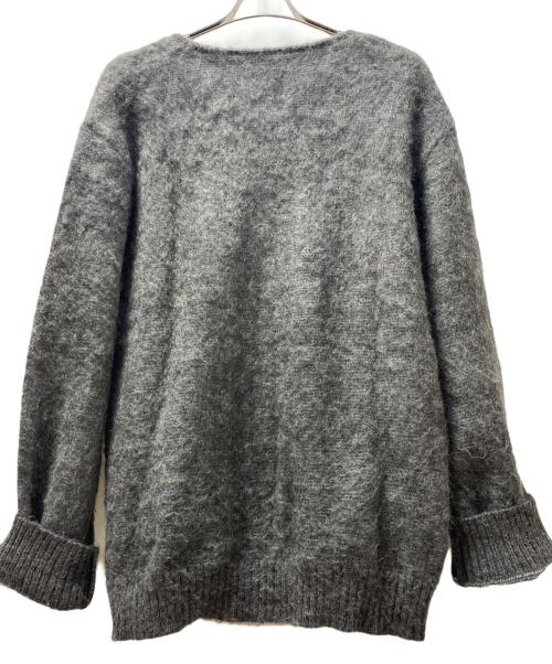 Needles（ニードルズ）Needles (ニードルズ) モヘヤニットカーディガン グレー サイズ:Lの古着・服飾アイテム