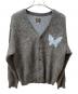 Needles（ニードルズ）の古着「モヘヤニットカーディガン」｜グレー