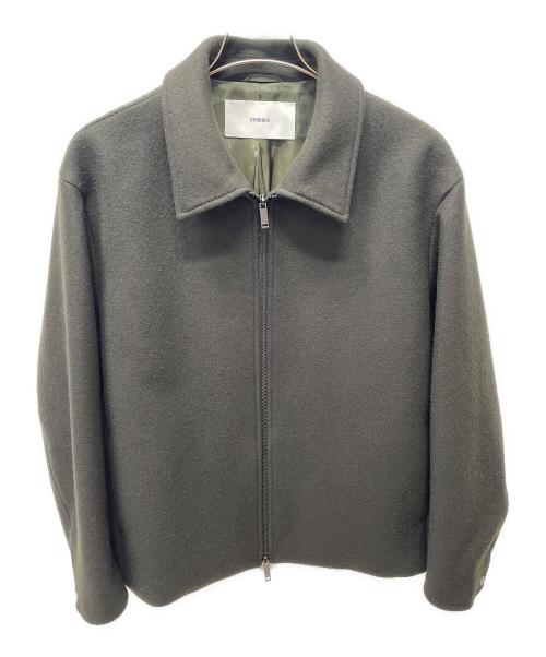 STUDIOUS（ステュディオス）STUDIOUS (ステュディオス) カシミヤウールジップブルゾン ブラック サイズ:3の古着・服飾アイテム