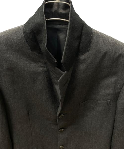 COMME des GARCONS HOMME PLUS（コムデギャルソンオムプリュス）COMME des GARCONS HOMME PLUS (コムデギャルソンオムプリュス) BARNEYS NEWYORK (バーニーズ・ニューヨーク) 3Bジャケット グレー サイズ:Mの古着・服飾アイテム