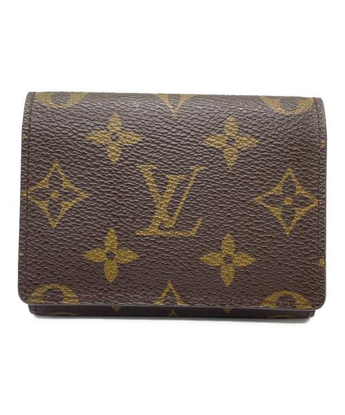 LOUIS VUITTON（ルイ ヴィトン）LOUIS VUITTON (ルイ ヴィトン) アンヴェロップ・カルト ドゥ ヴィジット ブラウンの古着・服飾アイテム