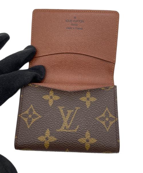 LOUIS VUITTON（ルイ ヴィトン）LOUIS VUITTON (ルイ ヴィトン) アンヴェロップ・カルト ドゥ ヴィジット ブラウンの古着・服飾アイテム