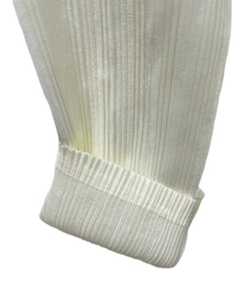 PLEATS PLEASE（プリーツプリーズ）PLEATS PLEASE (プリーツプリーズ) プリーツブラウス アイボリー サイズ:3の古着・服飾アイテム