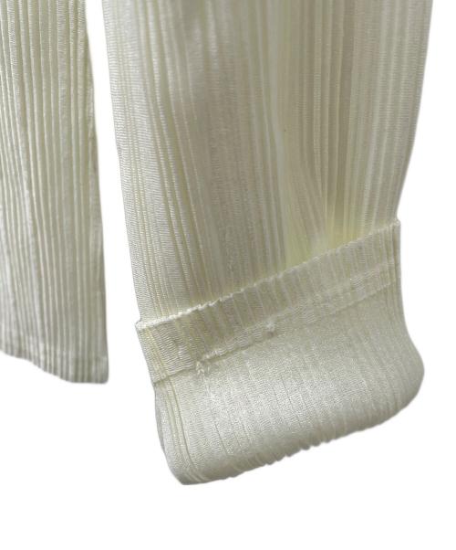 PLEATS PLEASE（プリーツプリーズ）PLEATS PLEASE (プリーツプリーズ) プリーツブラウス アイボリー サイズ:3の古着・服飾アイテム